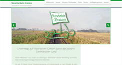 Desktop Screenshot of marschenbahn-draisine.de